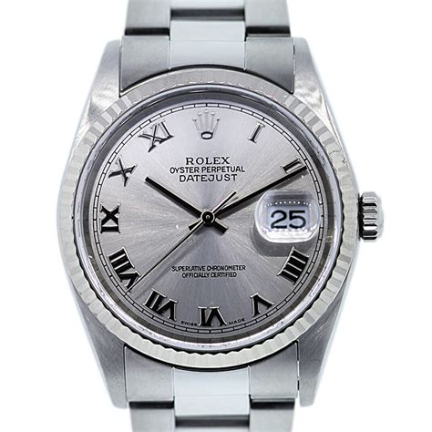 rolex datejust roman numeral.